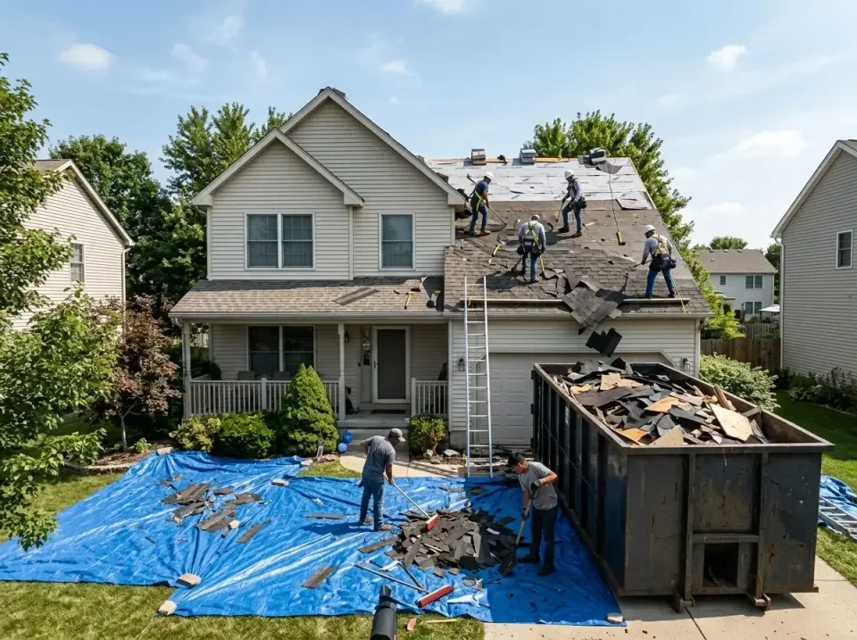roof-replacement-debris-remova-004 — frequently asked questions, Cheapest Dumpster Rentals in Whiting, IN